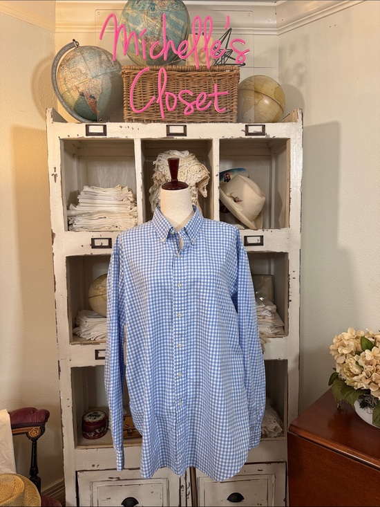 Ralph Lauren Other - Ralph Lauren Light Blue Gingham Button-Down Shirt